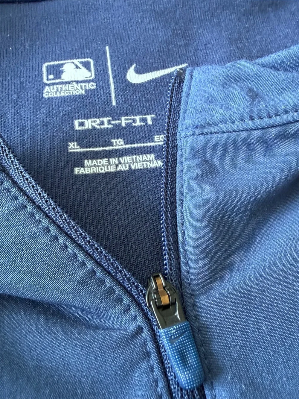 Nike Atlanta Braves 1/4 Zip Baseball Jacket - Picture 3 of 6